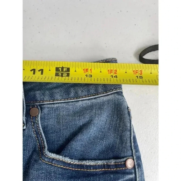 Women's JustFab Blue Distressed Skinny Jeans Size 29 0143 - Picture 10 of 11